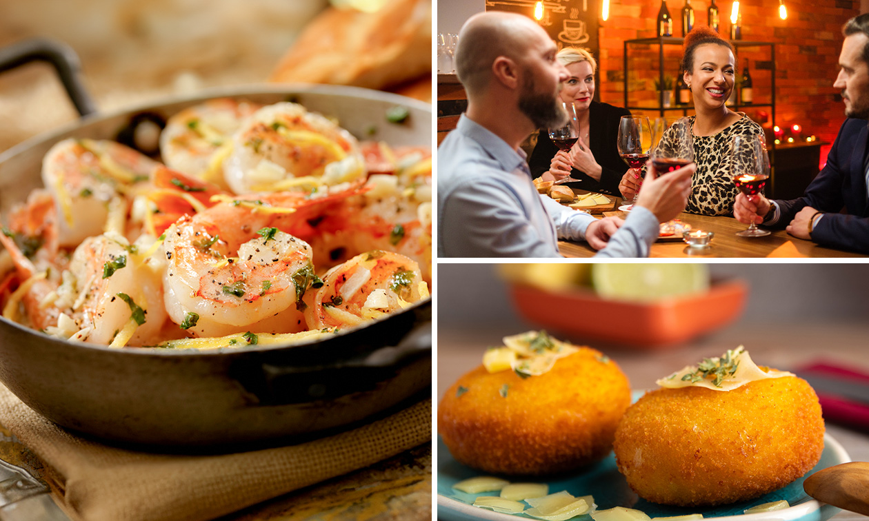 3-gangenlunch of -diner à la carte bij Zorbar