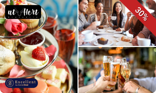 High tea, wine of beer + cava of 3 of 4 gerechtjes bij Brasserie Ut Hert