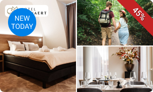 Overnachting voor 2 + ontbijt of late check-out aan de Belgisch-Nederlandse grens