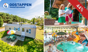 Weekend of midweek voor 4 tot 6 personen bij Oostappen Vakantieparken