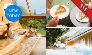Bij Thermae 2000: avond- of dagentree, incl. glas cava en wellnessactiviteit naar keuze